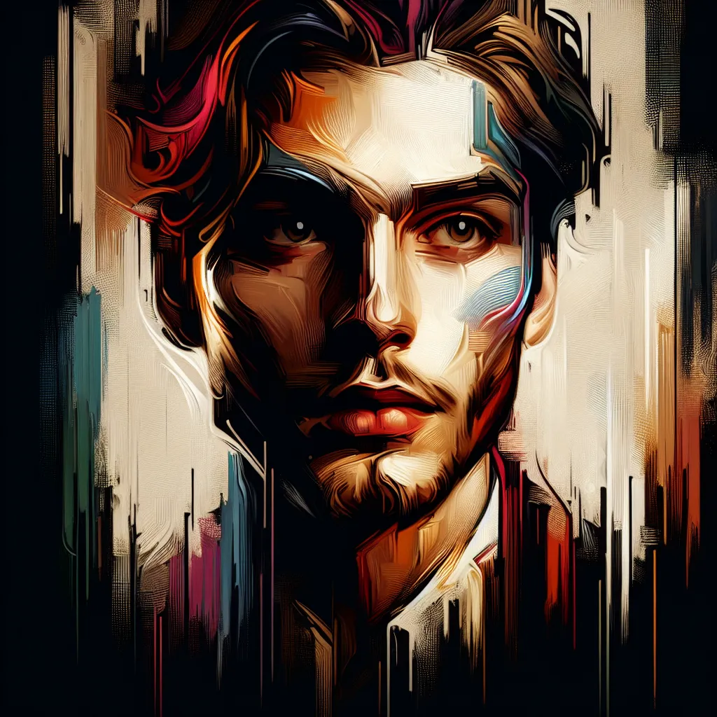 Artistic portrait of José Wilker