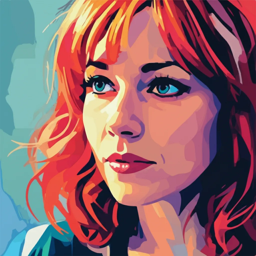 Artistic portrait of Angela Bettis