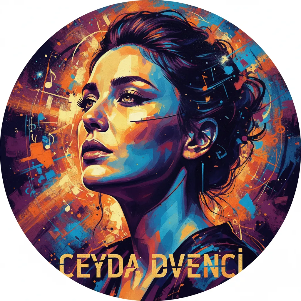 Artistic portrait of Ceyda Düvenci