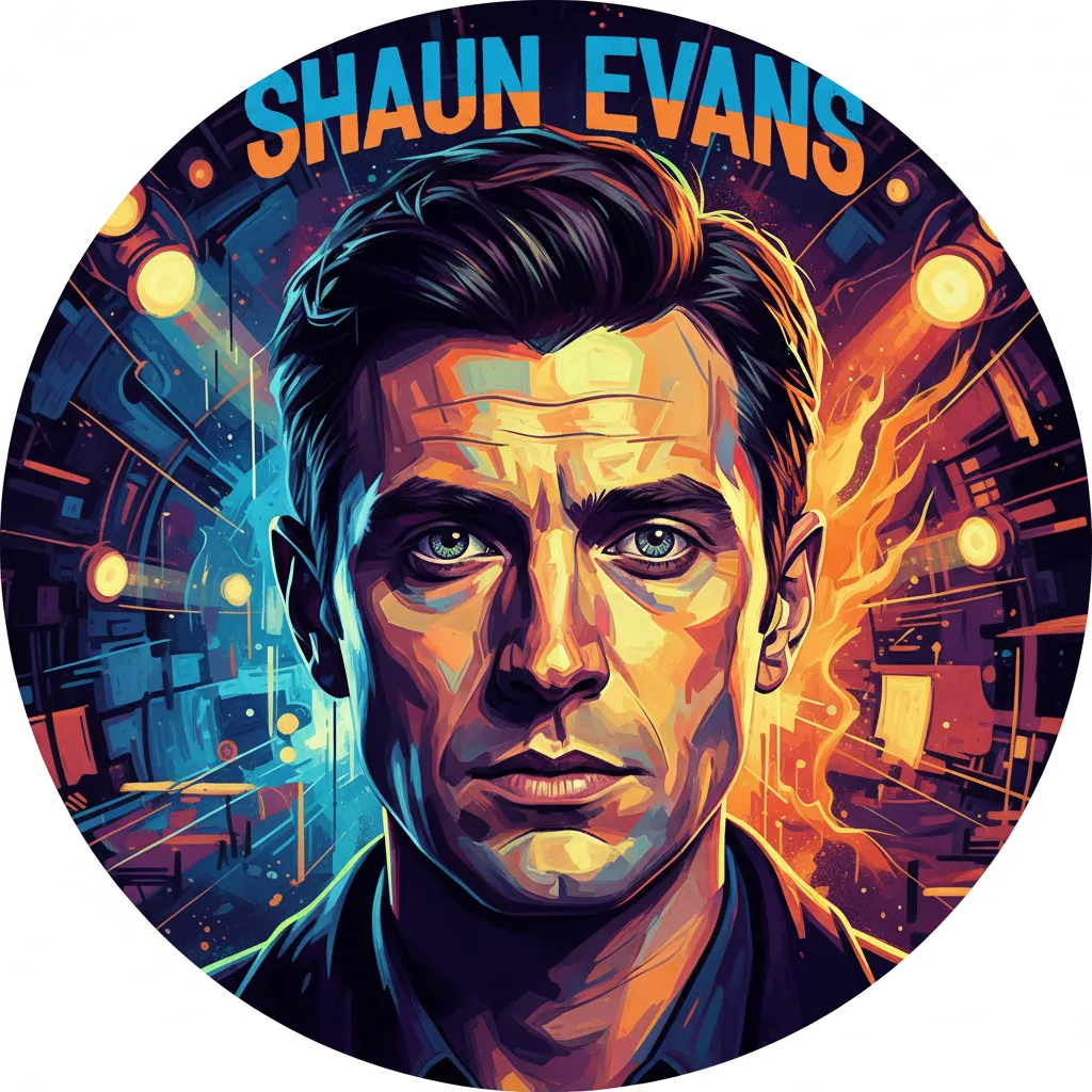 Artistic portrait of Shaun Evans