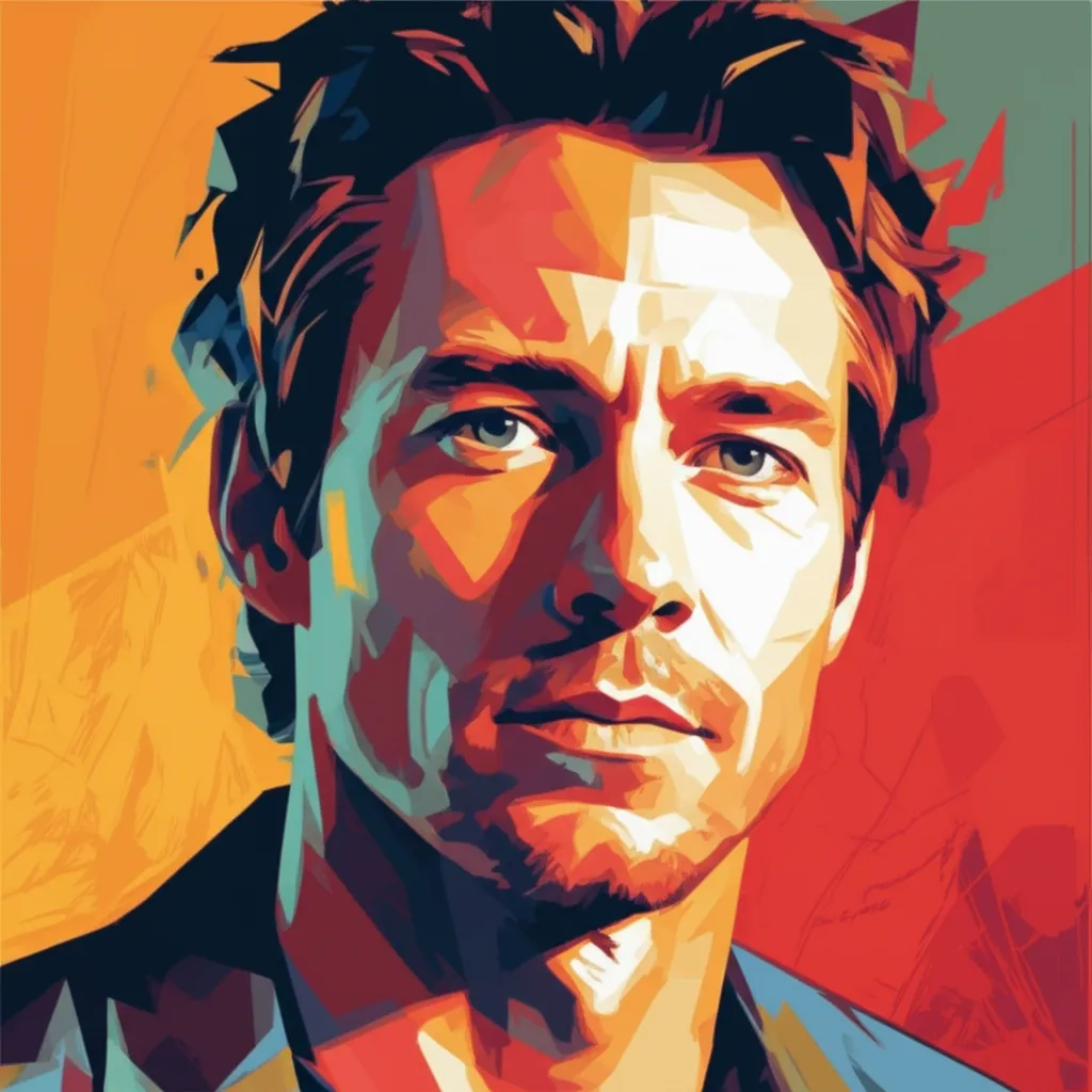 Artistic portrait of JR Bourne