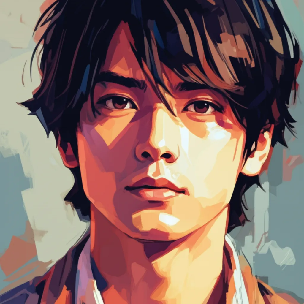 Artistic portrait of Takuya Kimura