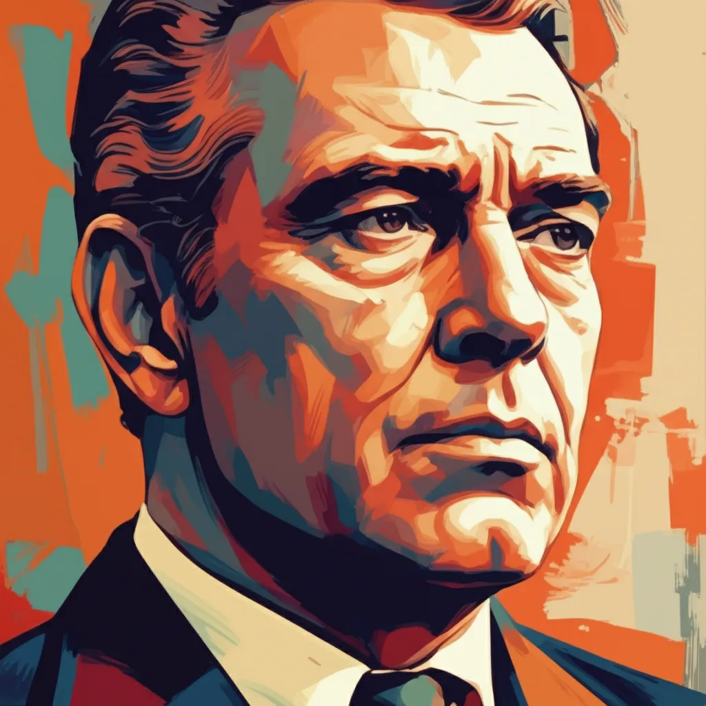 Artistic portrait of Burt Lancaster