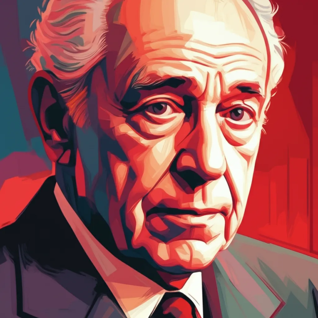 Artistic portrait of Melvyn Douglas