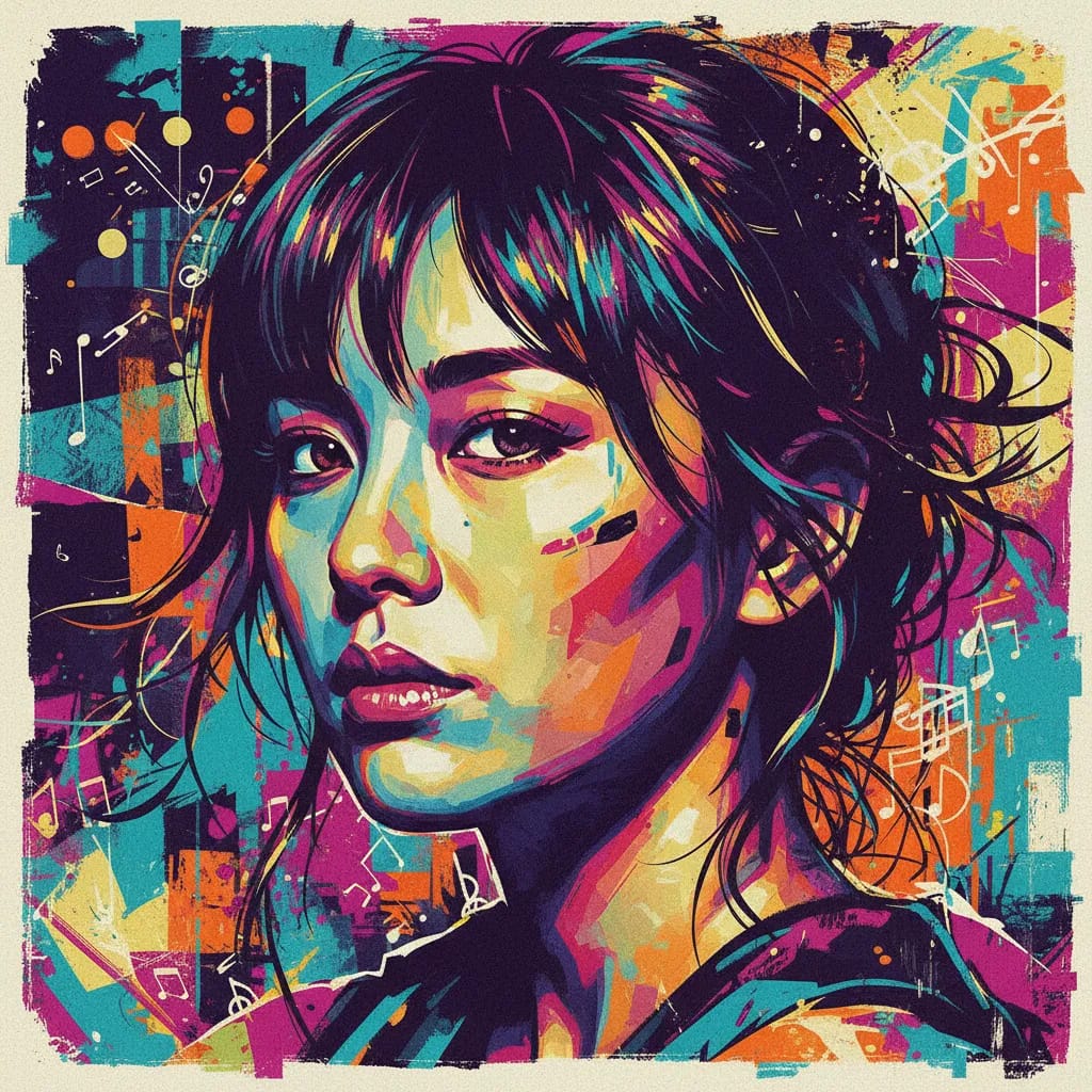 Artistic portrait of Mika Hijii