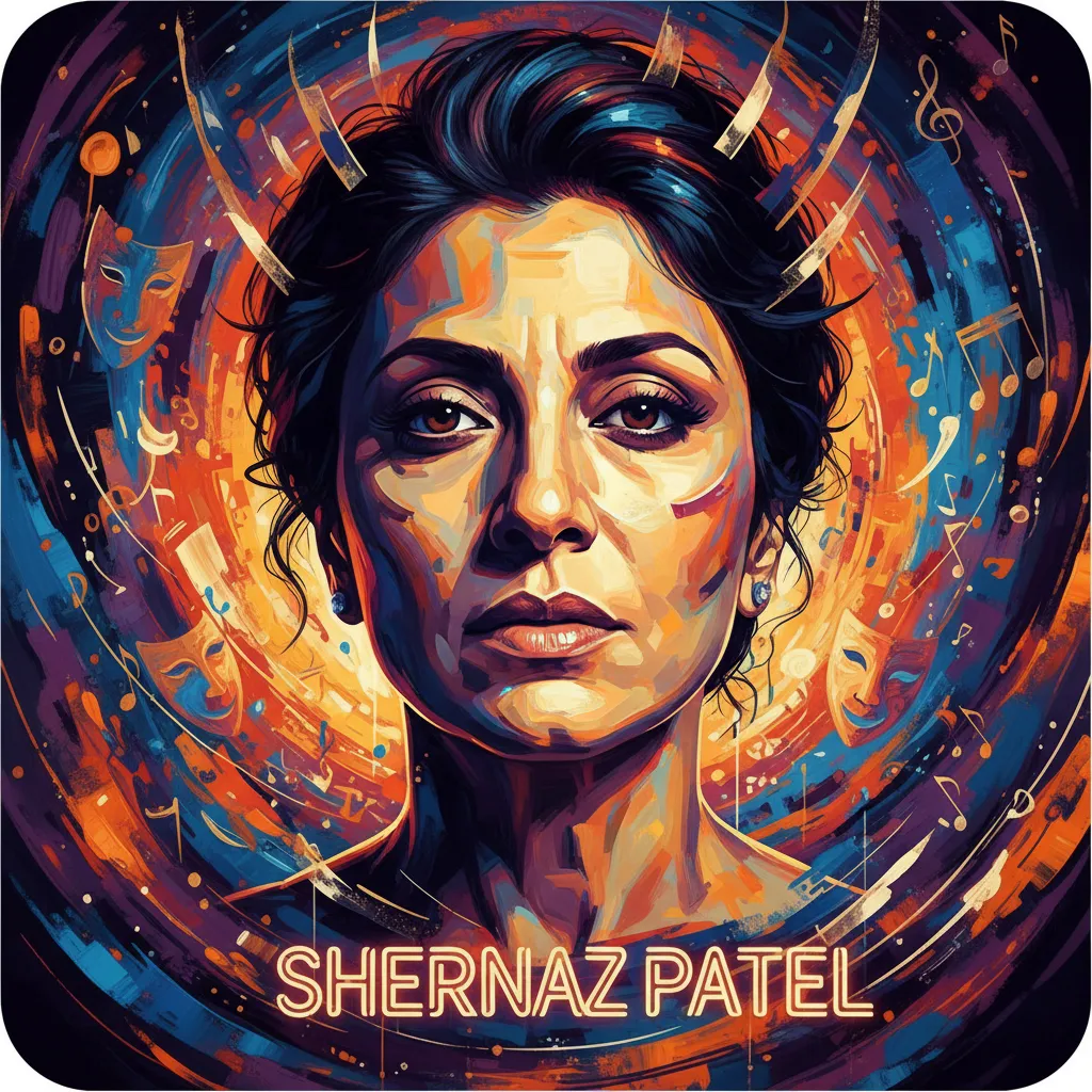 Artistic portrait of Shernaz Patel
