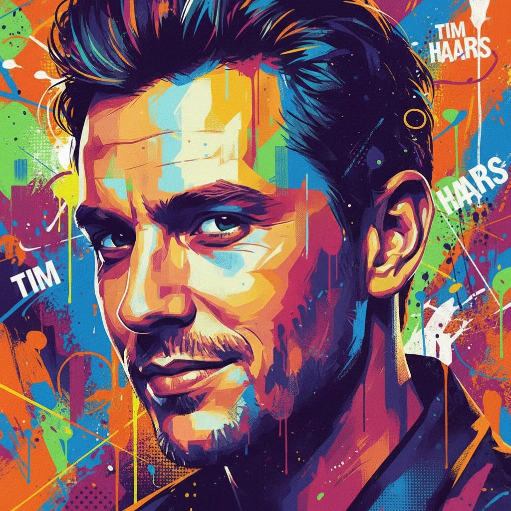 Artistic portrait of Tim Haars