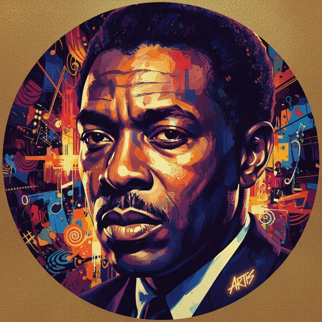 Artistic portrait of Clarence Muse
