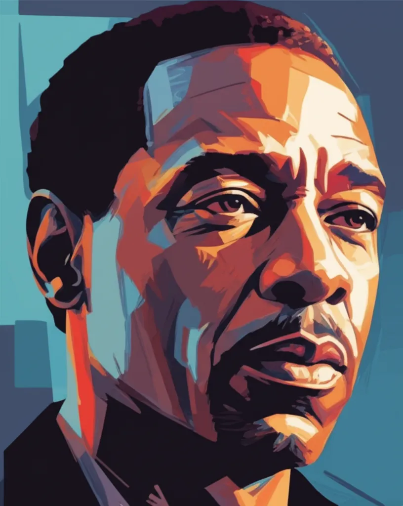 Artistic portrait of Michael Beach