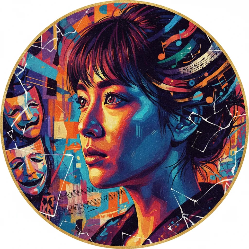 Artistic portrait of Hitomi Satô