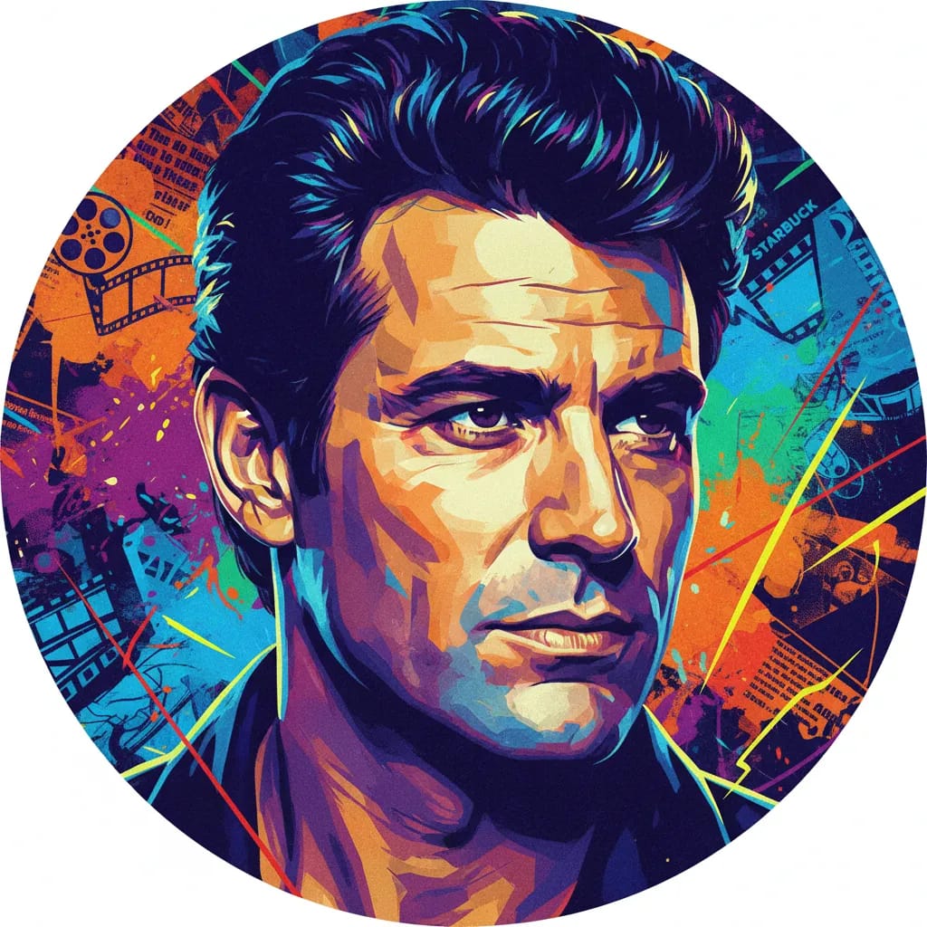 Artistic portrait of Dirk Benedict
