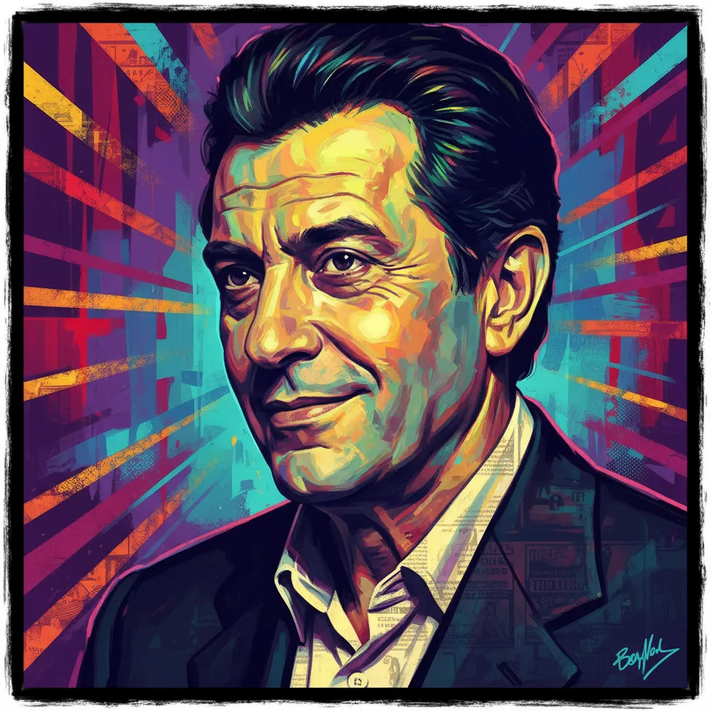 Artistic portrait of Bozidar 'Bota' Nikolic