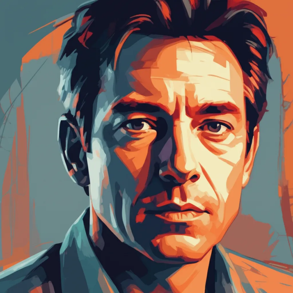 Artistic portrait of George Katt