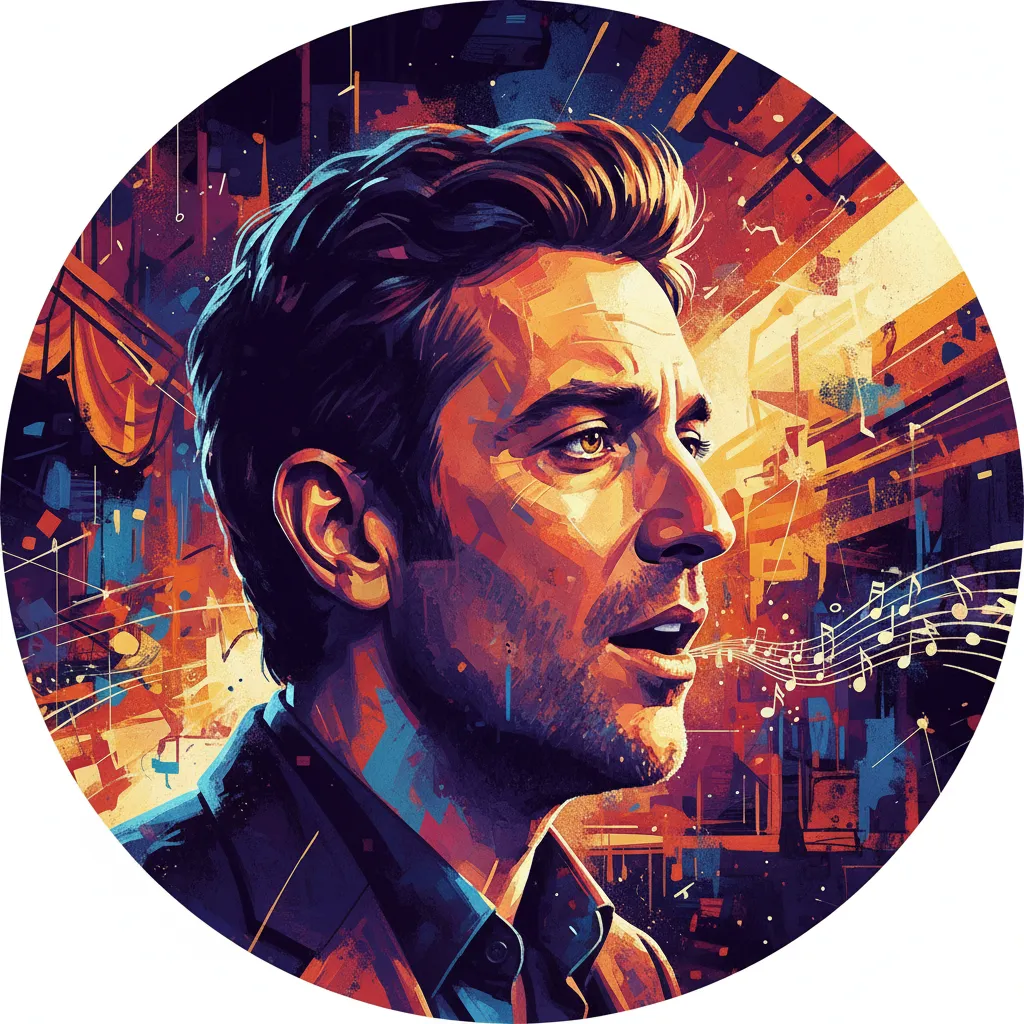 Artistic portrait of Eric Elmosnino