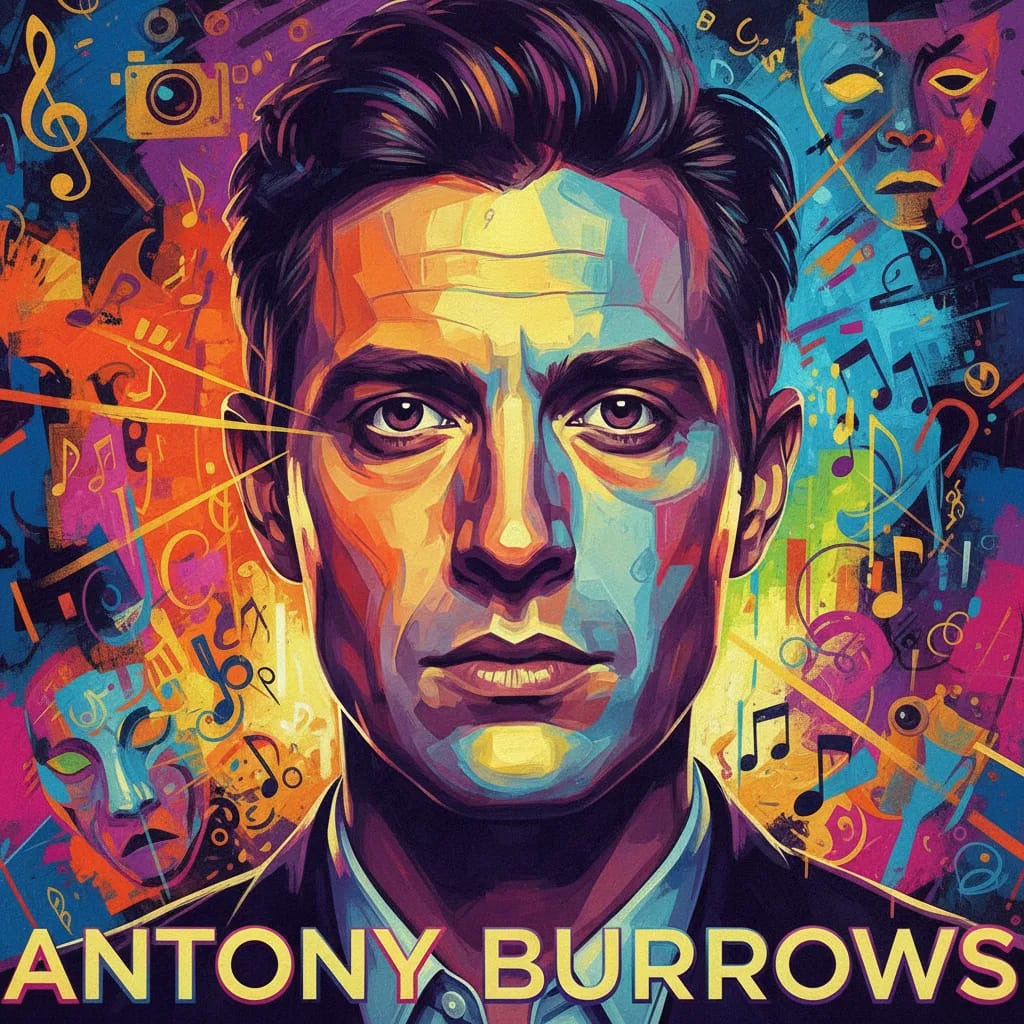 Artistic portrait of Antony Burrows