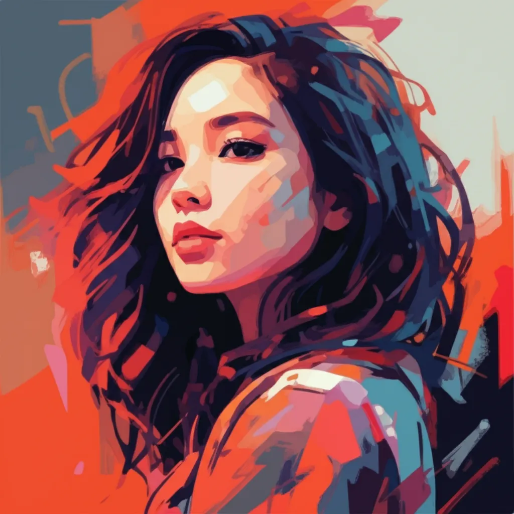 Artistic portrait of Lana Condor