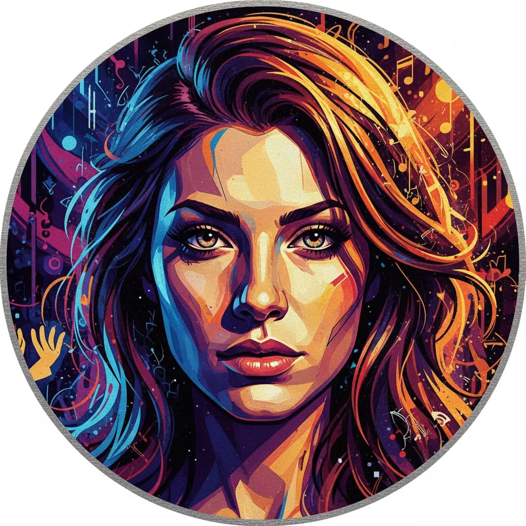 Artistic portrait of Melanie Stone