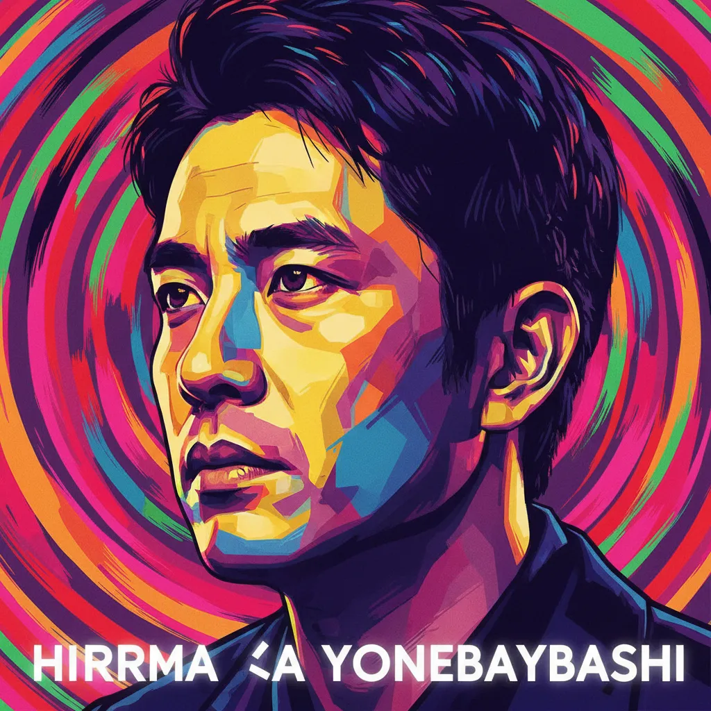 Artistic portrait of Hiromasa Yonebayashi