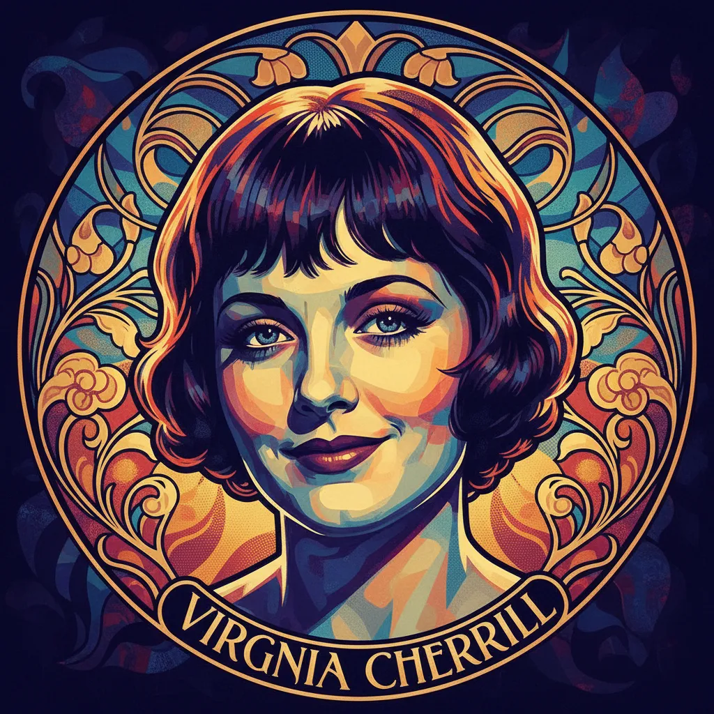 Artistic portrait of Virginia Cherrill