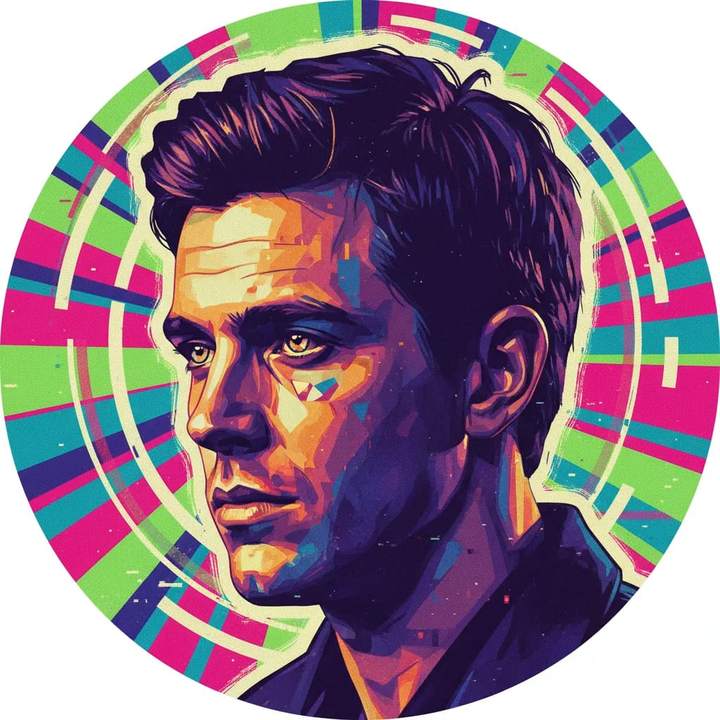Artistic portrait of Daniel Pollock
