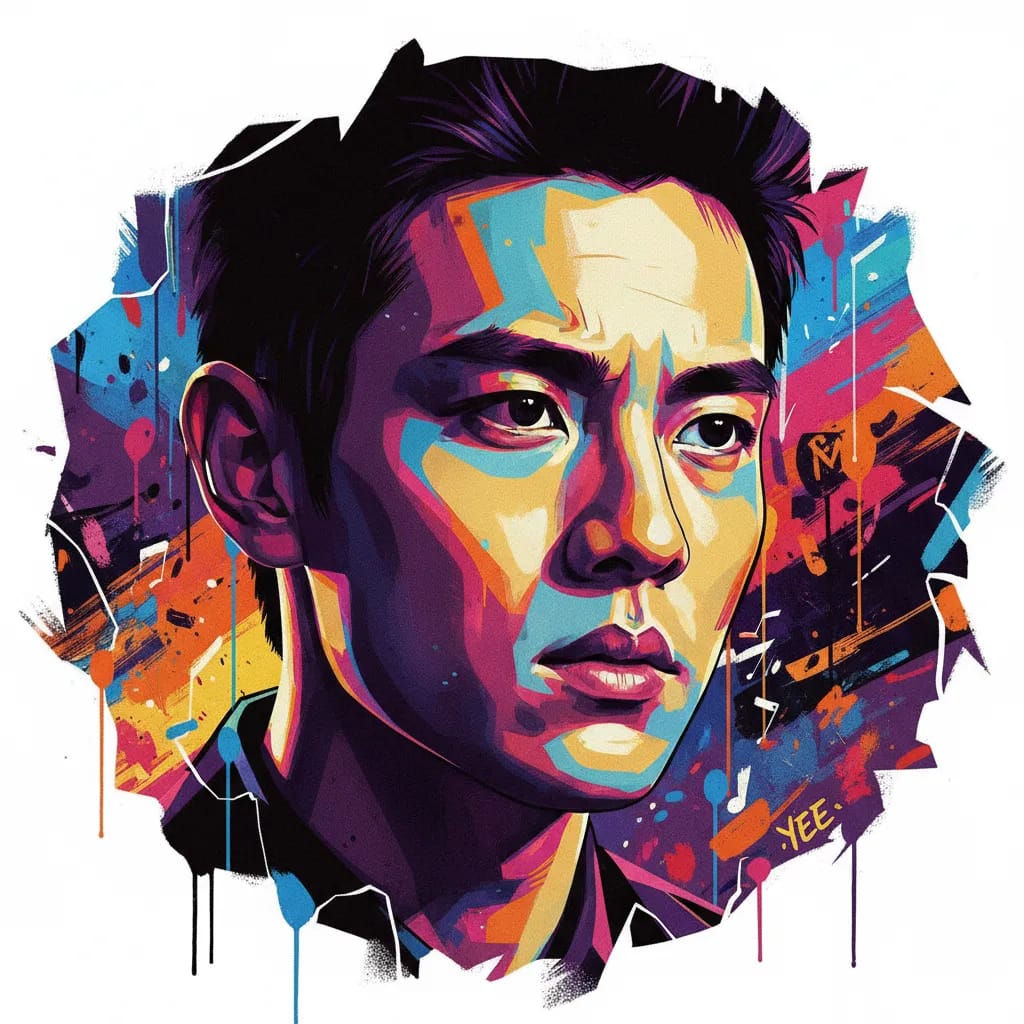 Artistic portrait of Jackson Yee
