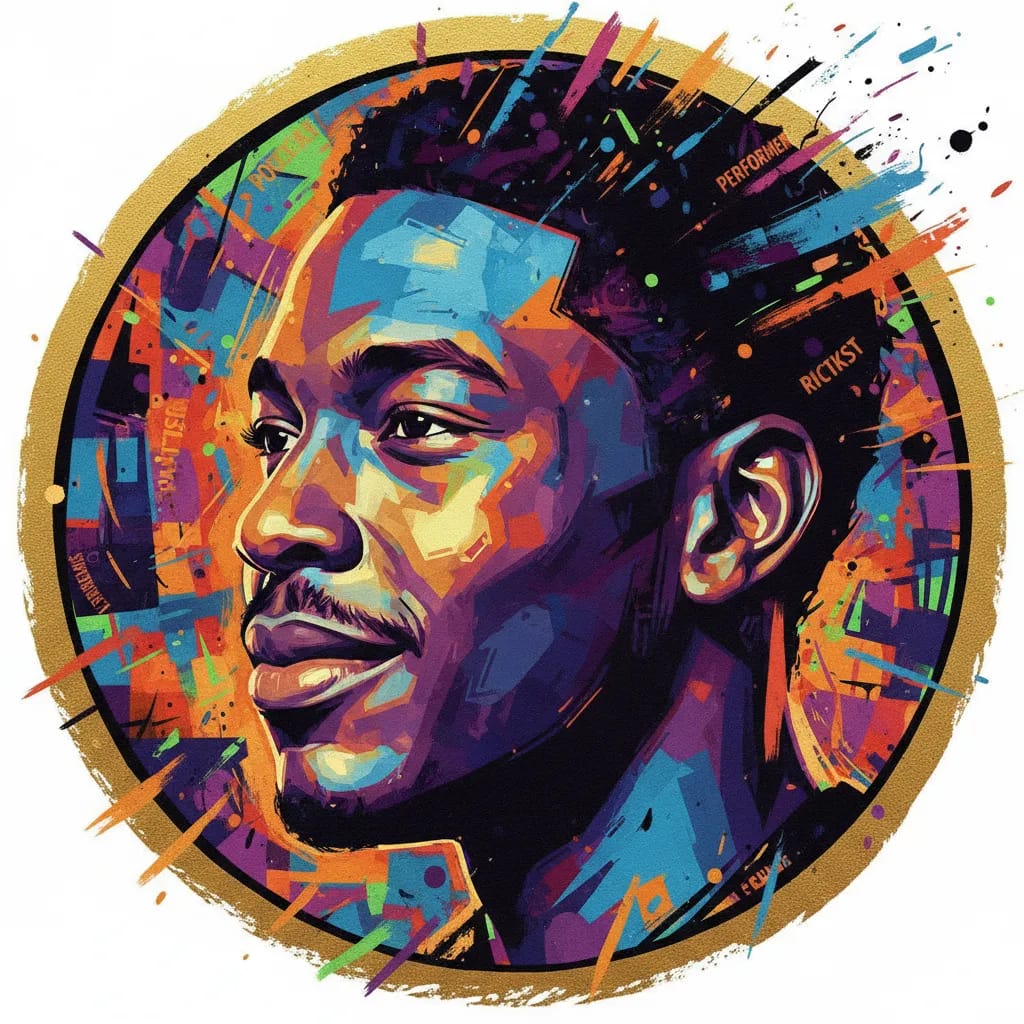 Artistic portrait of Rickey D'Shon Collins