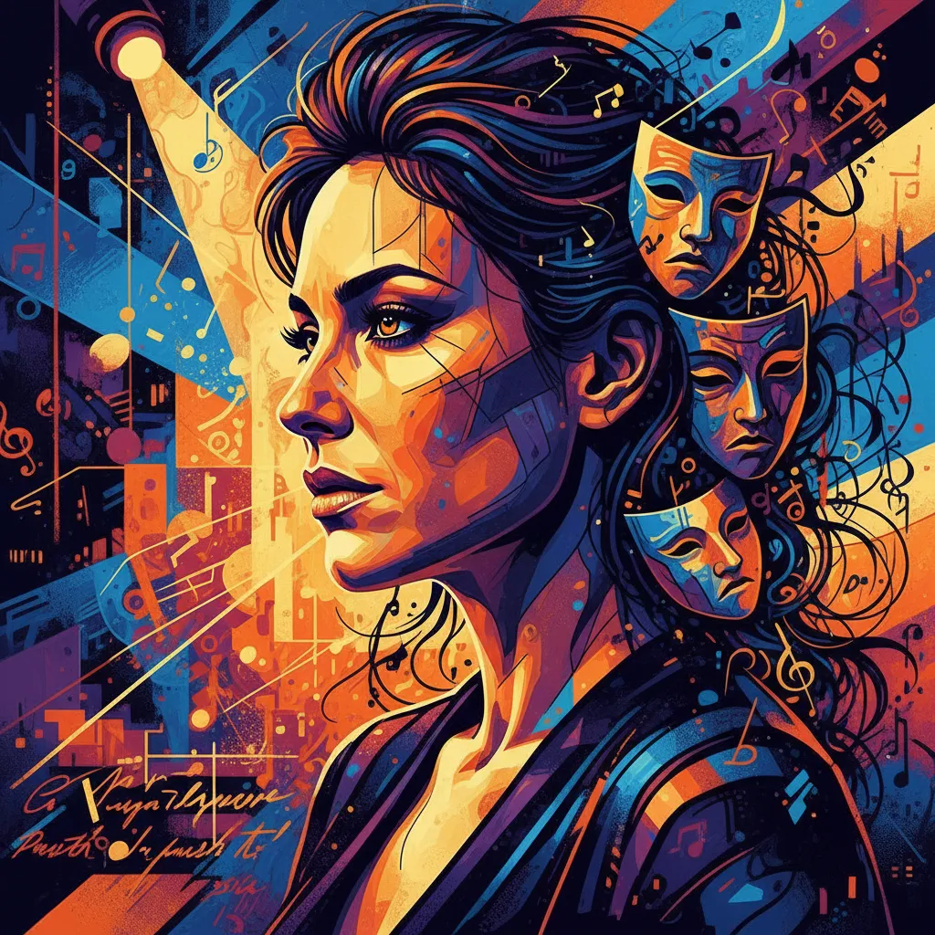 Artistic portrait of Julie Carmen