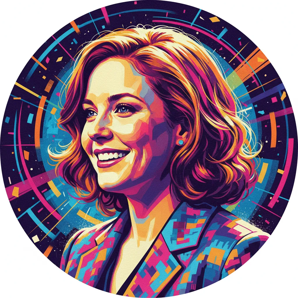 Artistic portrait of Ellie Kemper