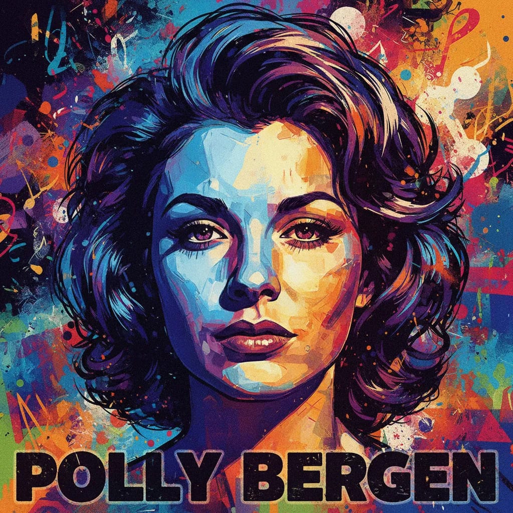 Artistic portrait of Polly Bergen