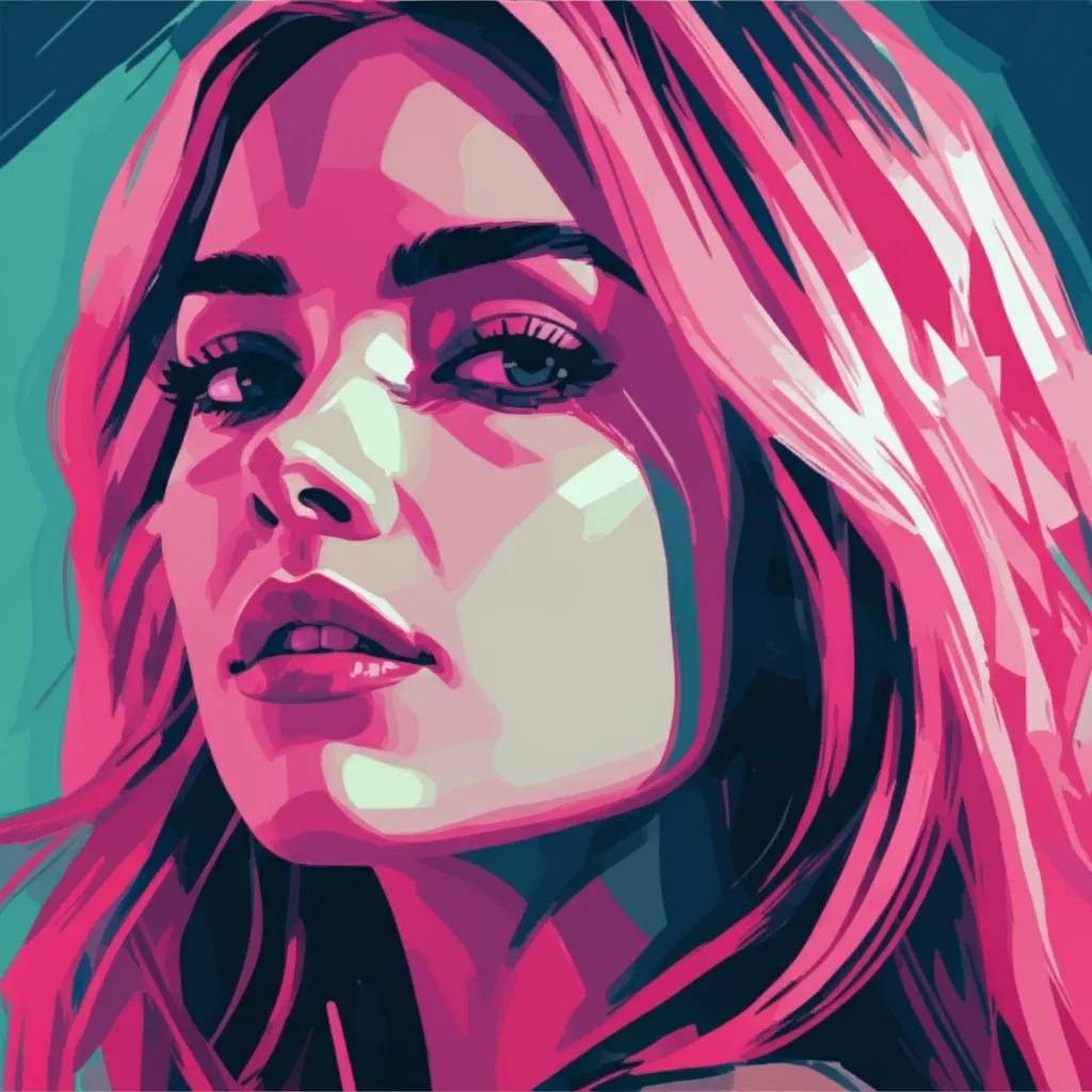 Artistic portrait of Sydney Sweeney
