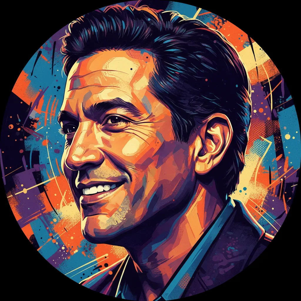 Artistic portrait of George Lopez