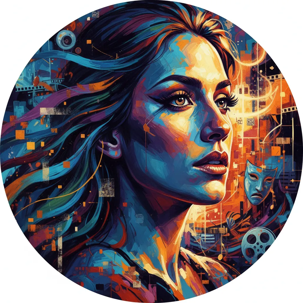 Artistic portrait of Daniela Vega