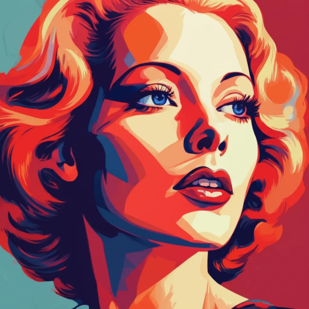 Artistic portrait of Priscilla Lane