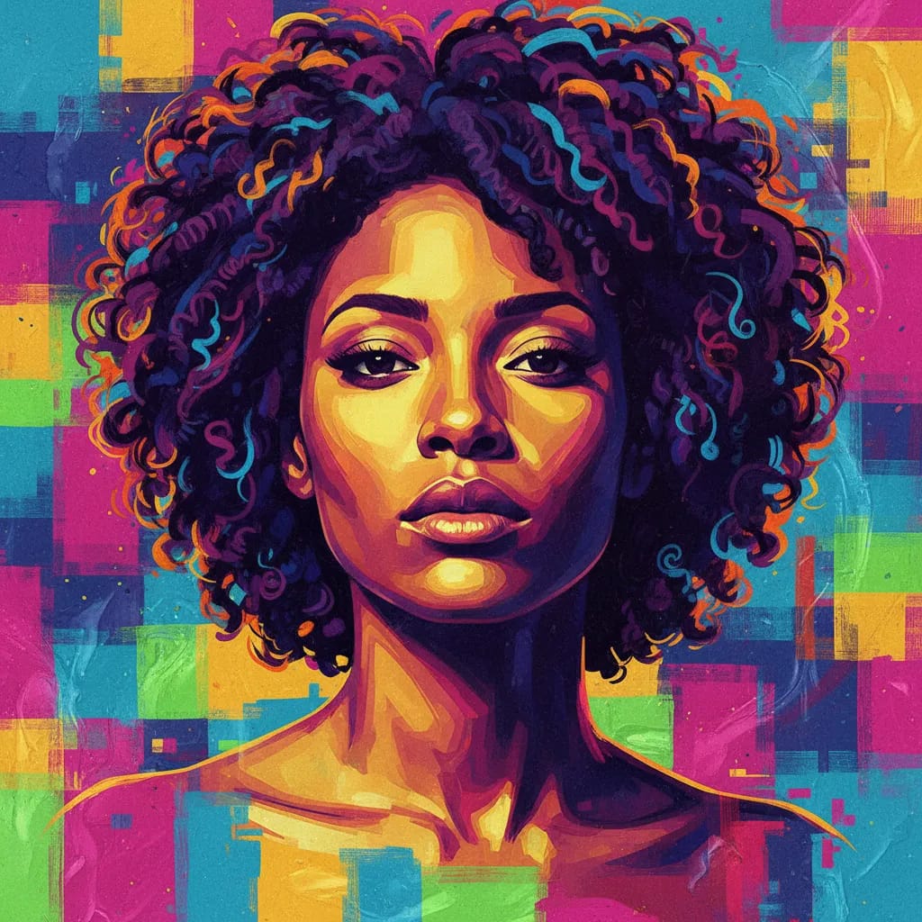 Artistic portrait of Teyonah Parris