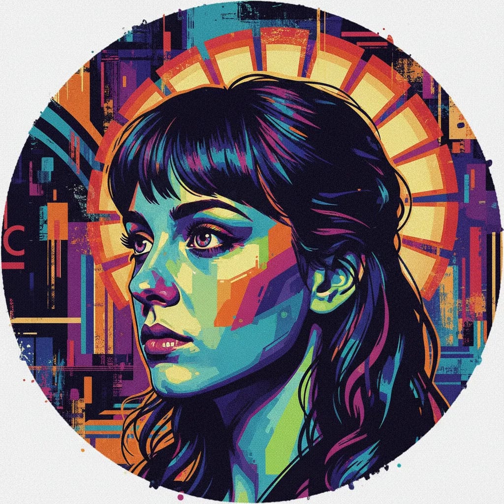 Artistic portrait of Georgia Groome