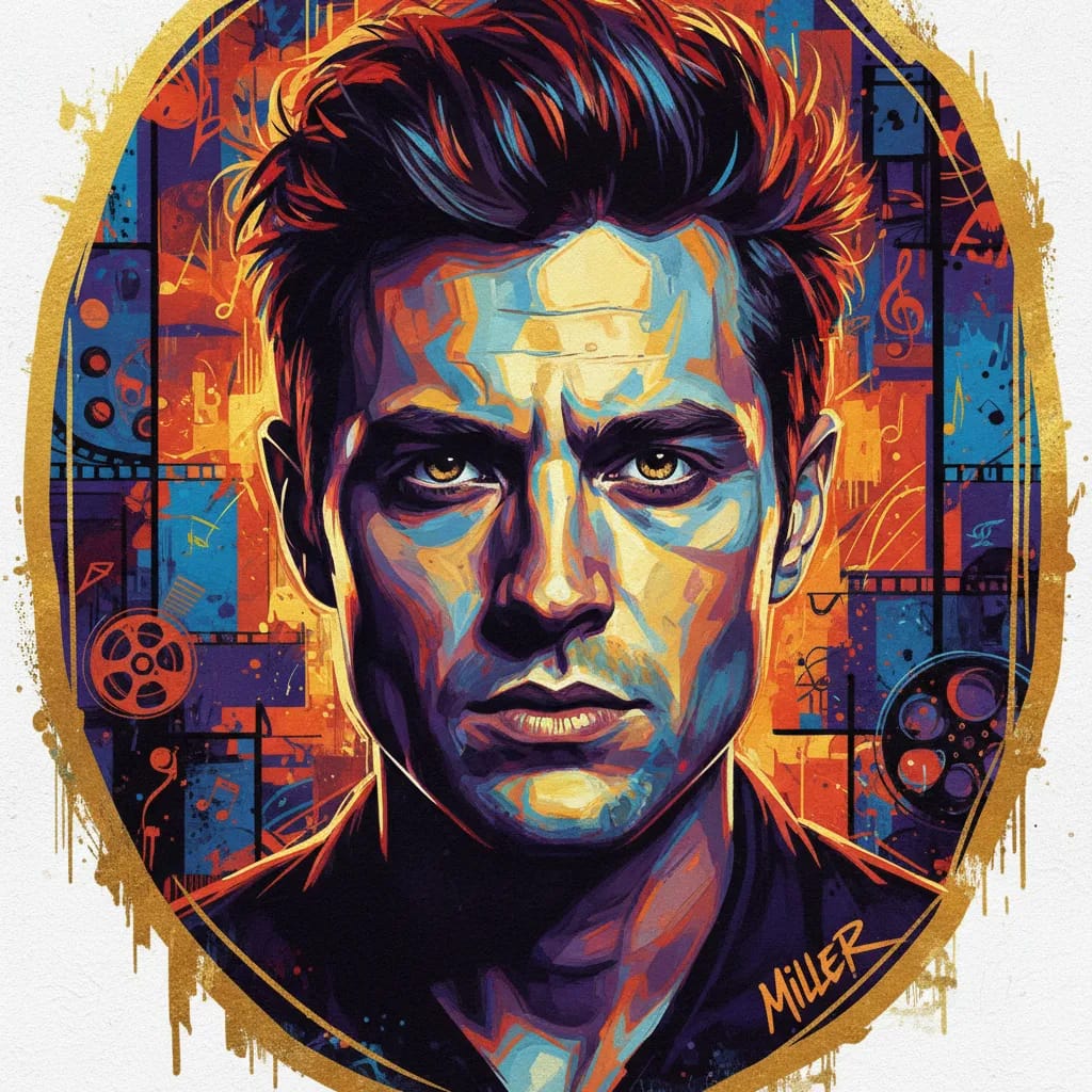 Artistic portrait of Vincent Miller