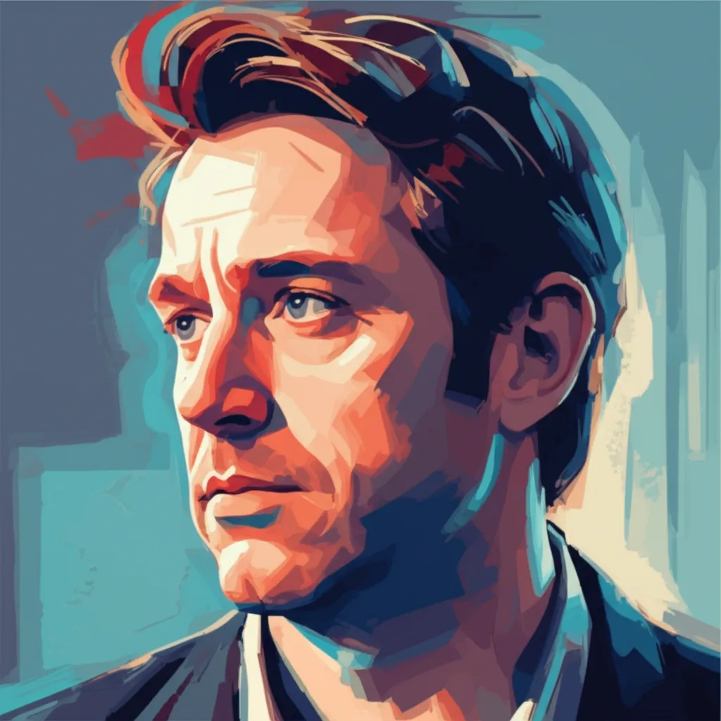 Artistic portrait of Jonathan Goldstein