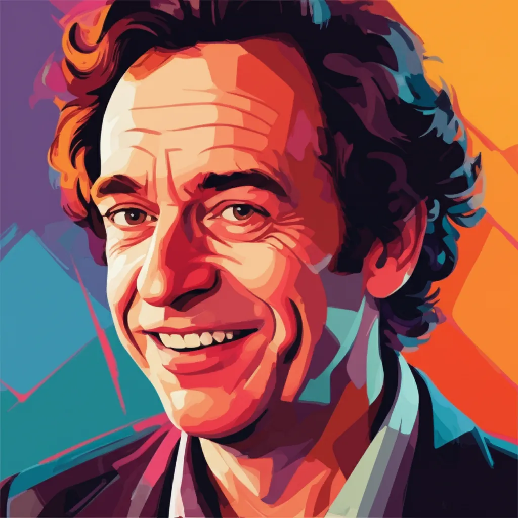 Artistic portrait of Charles Fleischer