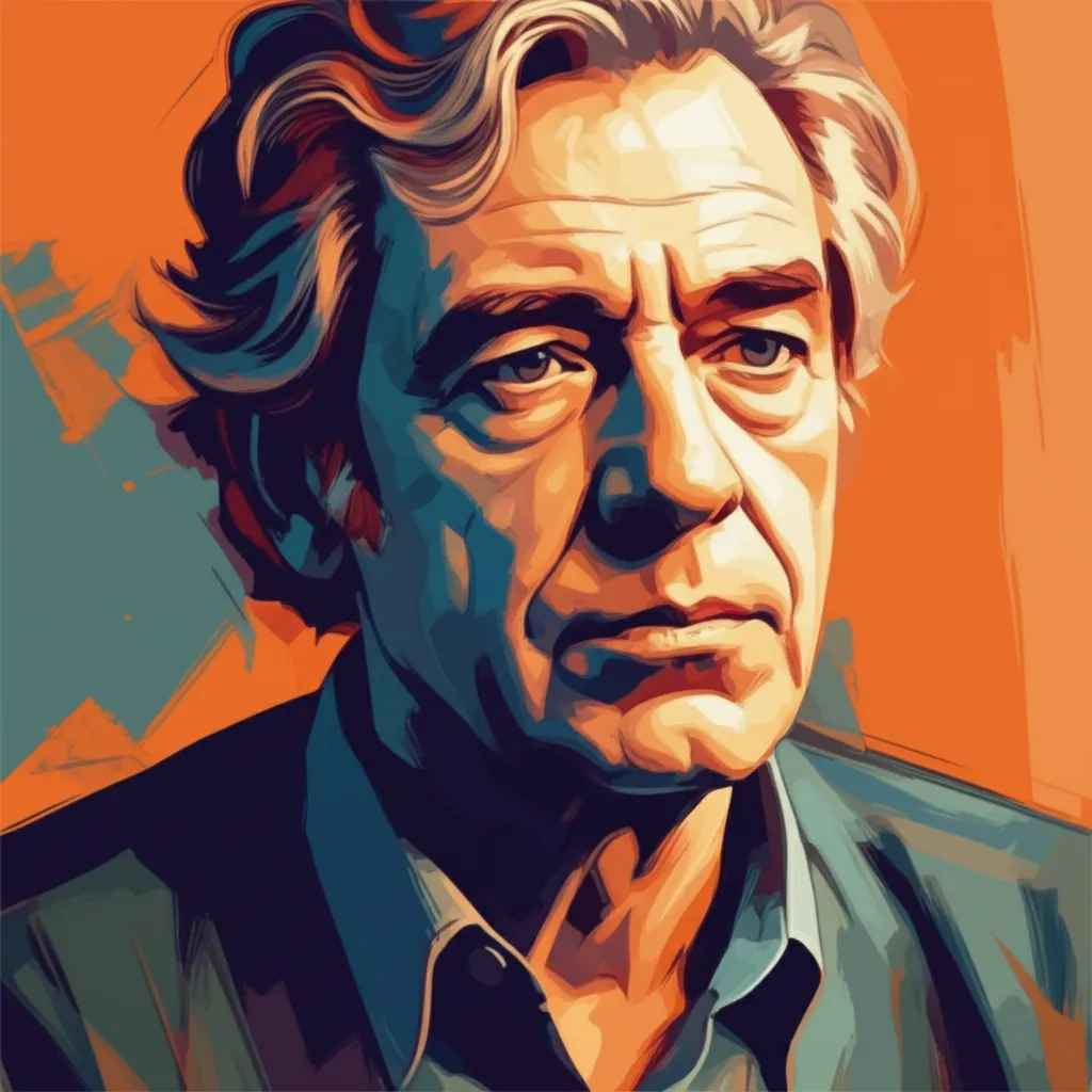 Artistic portrait of François Berléand