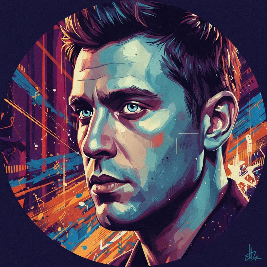 Artistic portrait of Miodrag Radonjic