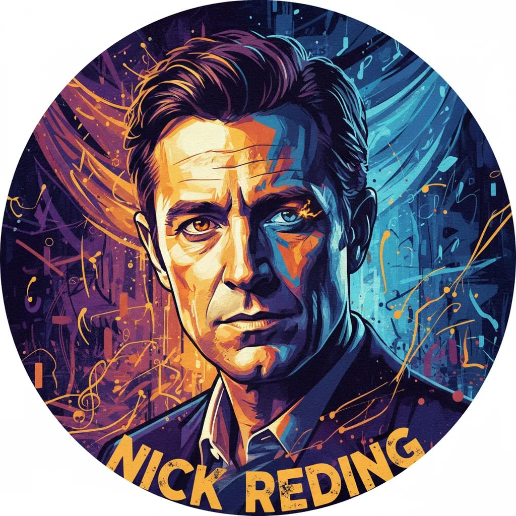 Artistic portrait of Nick Reding