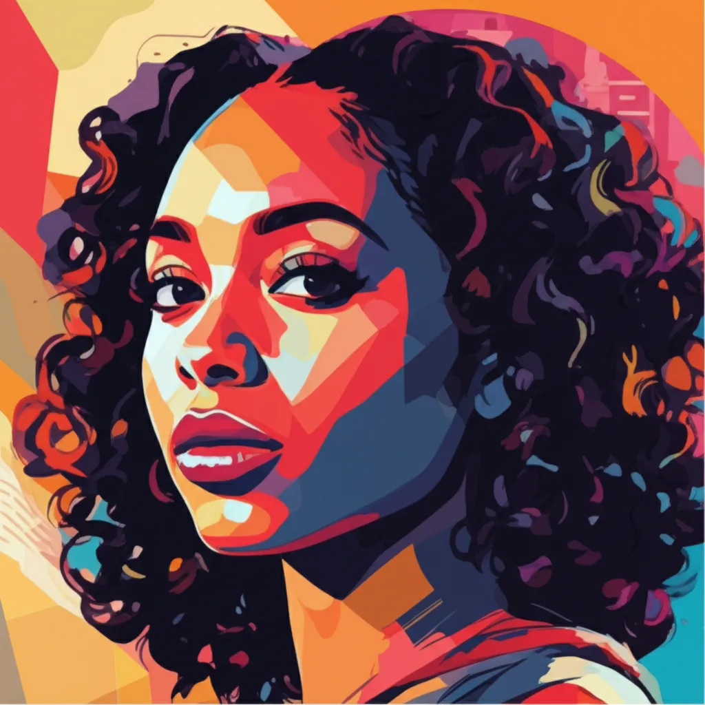 Artistic portrait of Raven Goodwin