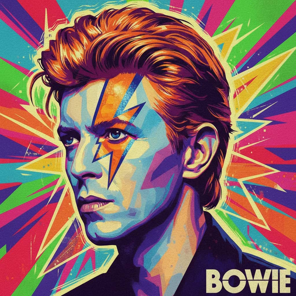 Portrait of David Bowie