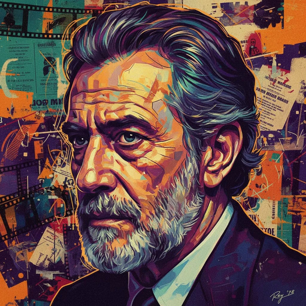Artistic portrait of Fernando Rey