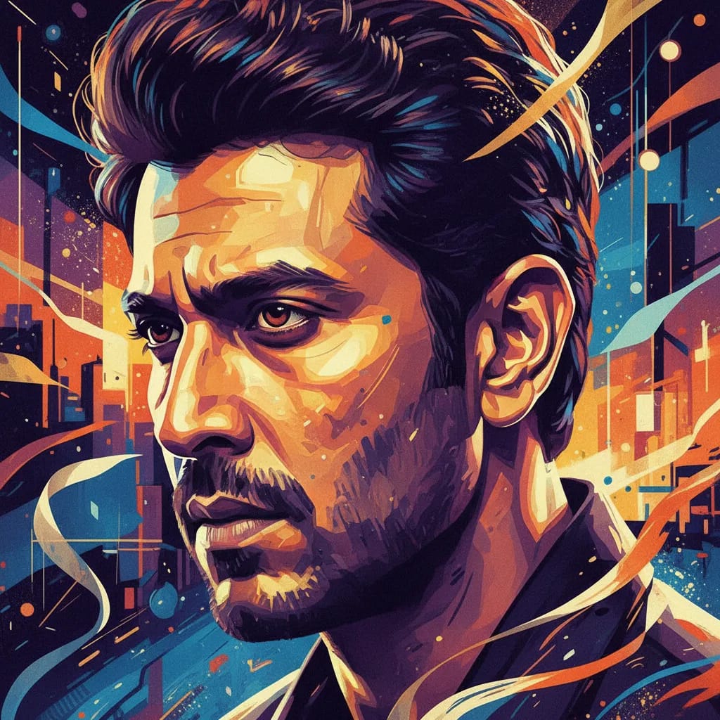 Artistic portrait of Sonu Sood
