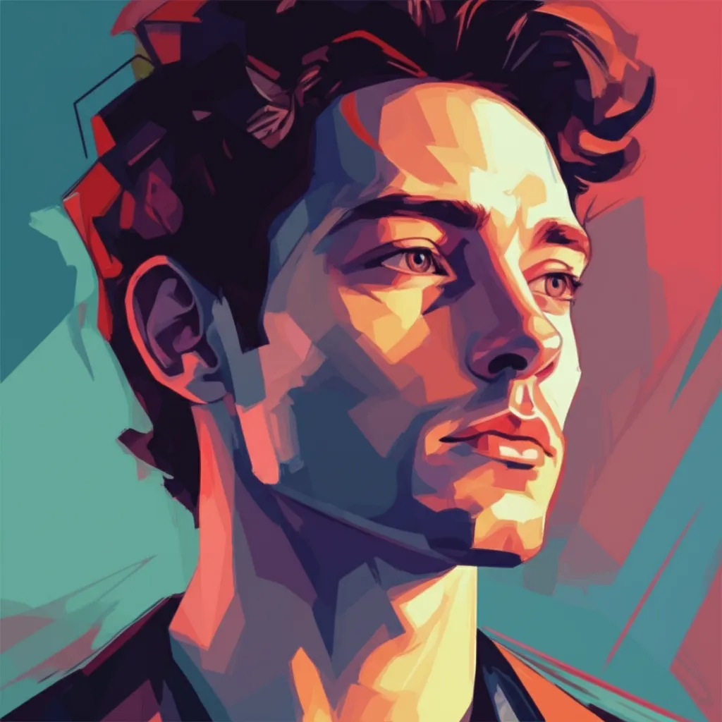 Artistic portrait of Spencer Moreno
