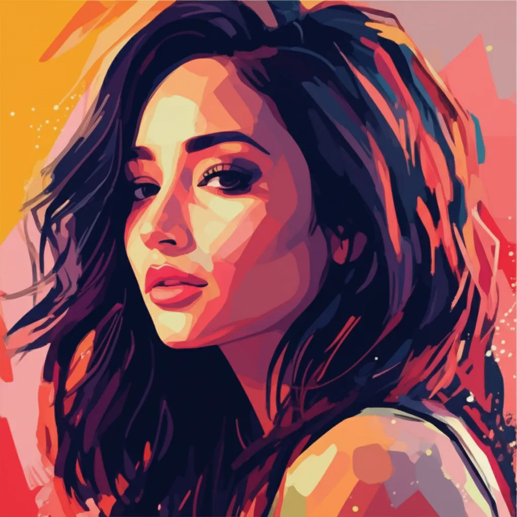 Artistic portrait of Shay Mitchell