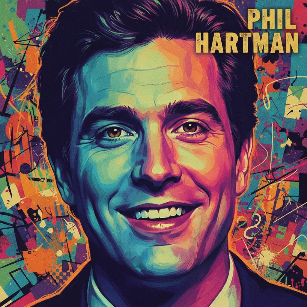 Artistic portrait of Phil Hartman