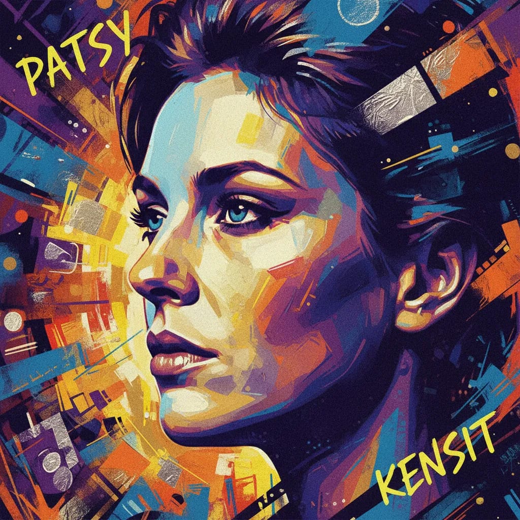 Artistic portrait of Patsy Kensit