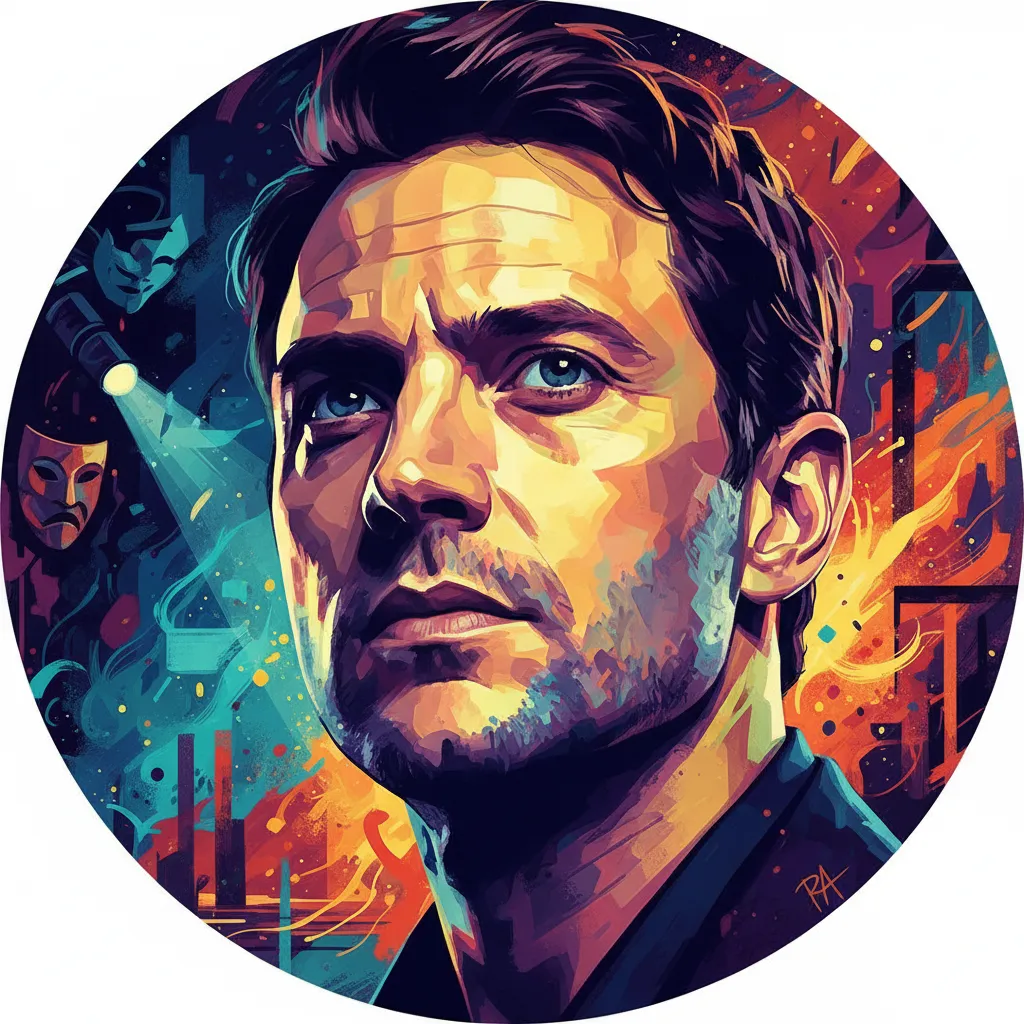 Artistic portrait of Richard Armitage